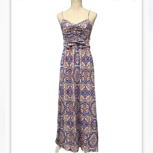 Parker Paisley Maxi Dress Small - Picture 1 of 8